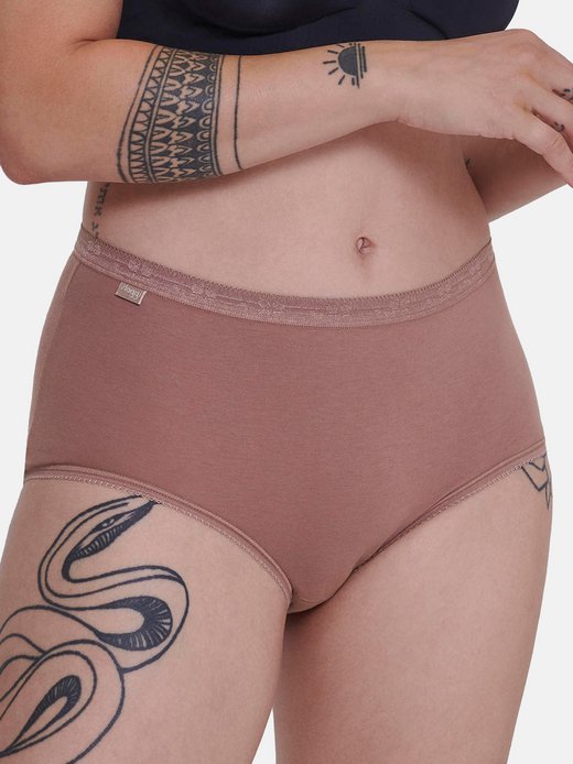 Damen Midi Slip - 6er Pack Basic+