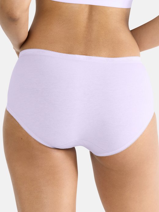 Damen Midi Slip - 6er Pack Basic+