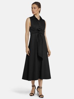 Artikelbild Damen Midikleid - OWILA von Nicowa in schwarz uni