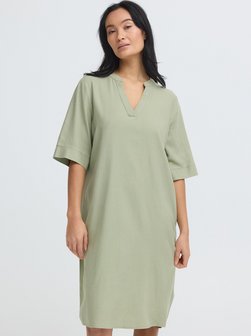 Damen Midikleid - OXNInna Linen Mix