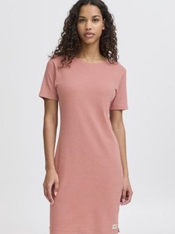 Artikelbild Damen Midikleid - OXPIMATTA von OXMO in rosa strukturiert