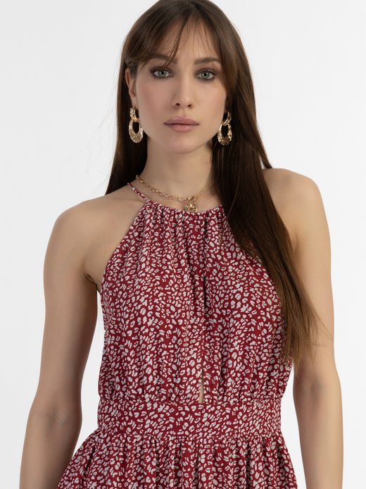 Damen Midikleid aus Chiffon