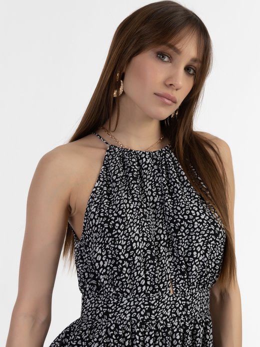 Damen Midikleid aus Chiffon