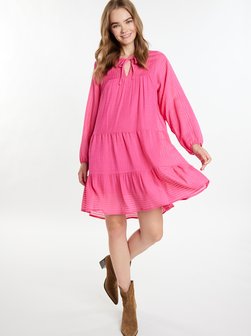 Damen Midikleid im Streifendesign