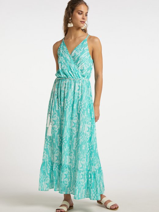 Damen Midikleid mit Batikprint