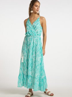 Damen Midikleid mit Batikprint