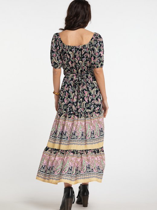 Damen Midikleid mit Paisley-Print