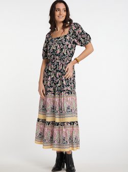 Damen Midikleid mit Paisley-Print