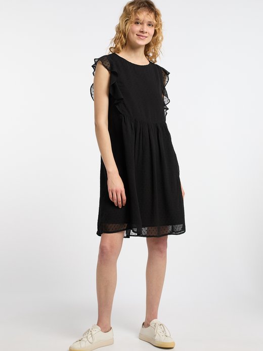 Damen Midikleid mit Rüschen