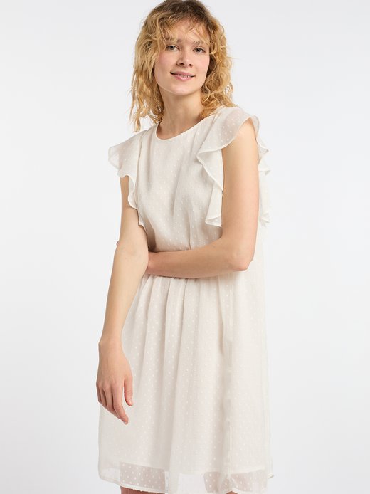 Damen Midikleid mit Rüschen