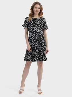 Damen Midikleid mit Rüschen