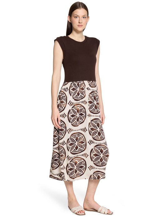 Damen Midikleid