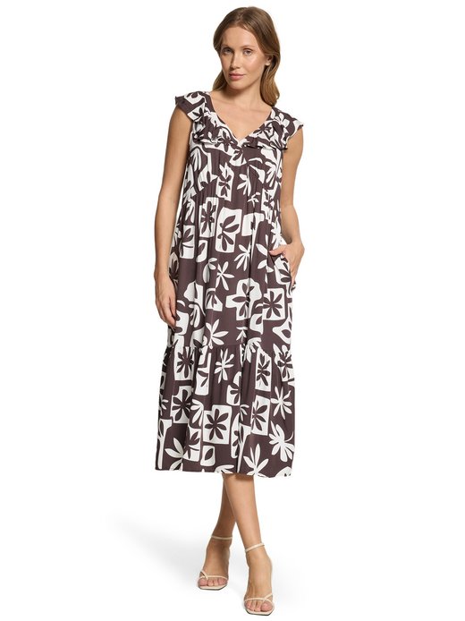 Damen Midikleid