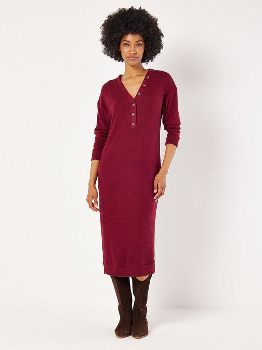 Damen Midikleid