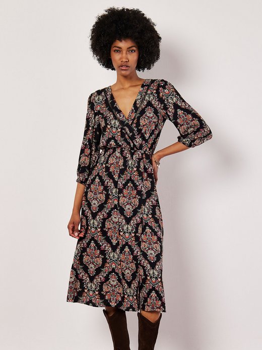 Damen Midikleid