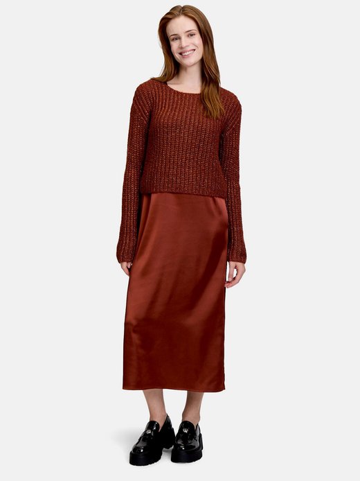 Damen Midikleid