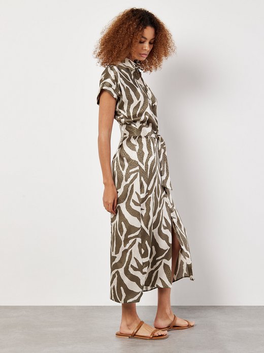 Damen Midikleid