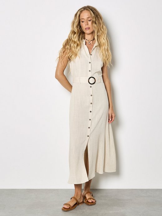 Damen Midikleid