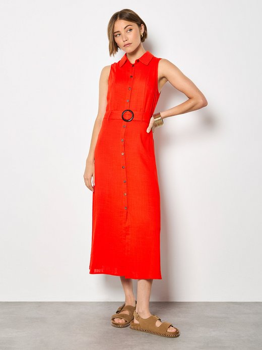 Damen Midikleid