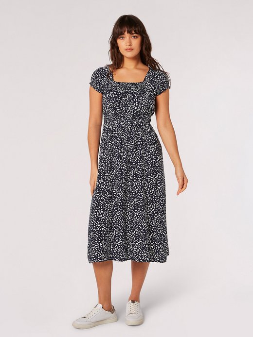 Damen Midikleid