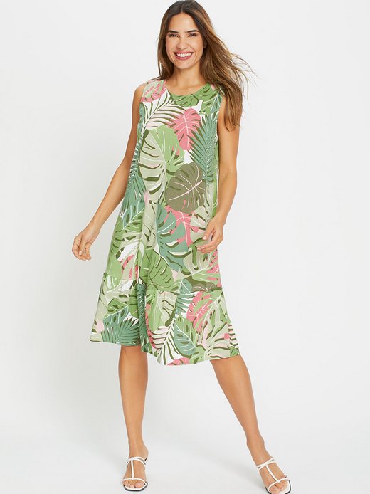Damen Midikleid