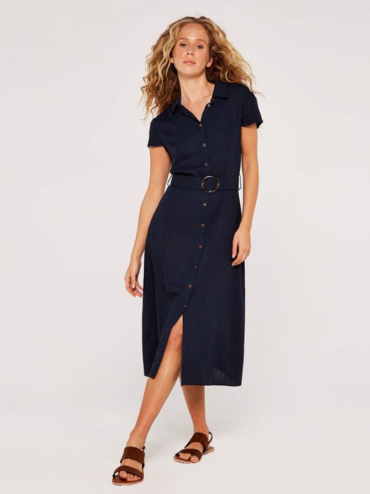 Damen Midikleid
