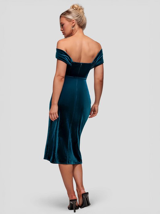 Damen Midikleid