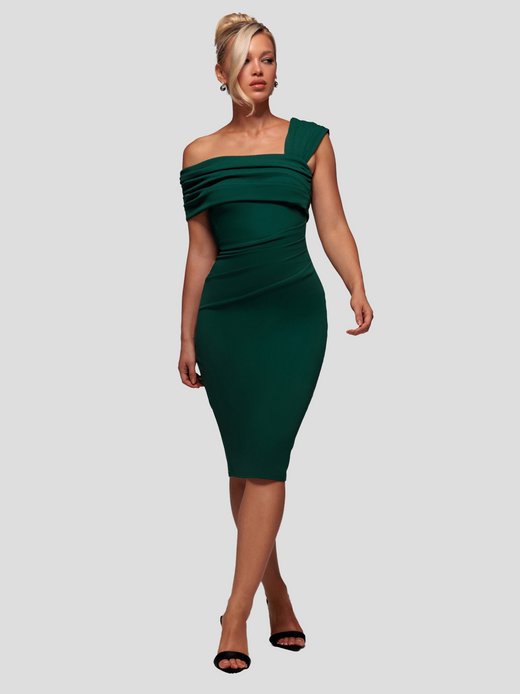 Damen Midikleid