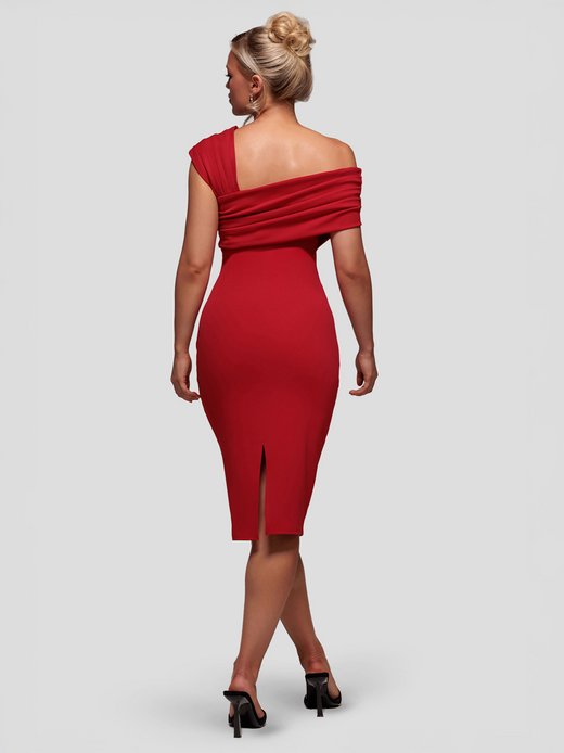 Damen Midikleid