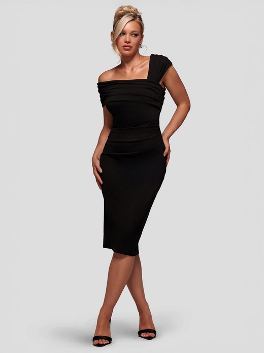 Damen Midikleid