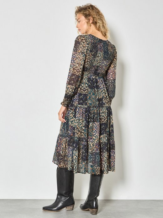 Damen Midikleid