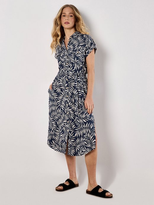 Damen Midikleid