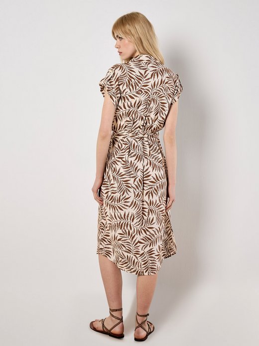 Damen Midikleid
