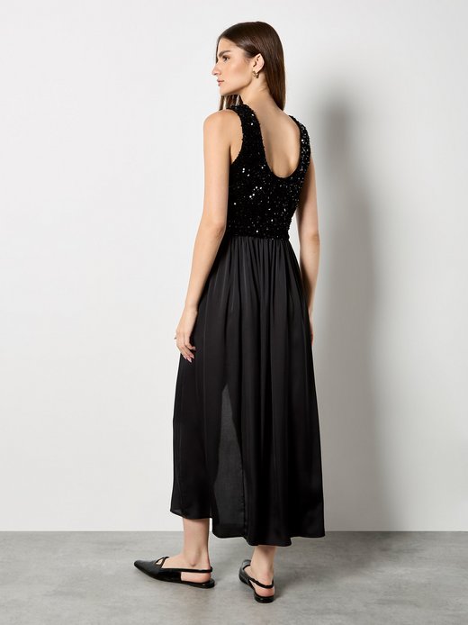 Damen Midikleid