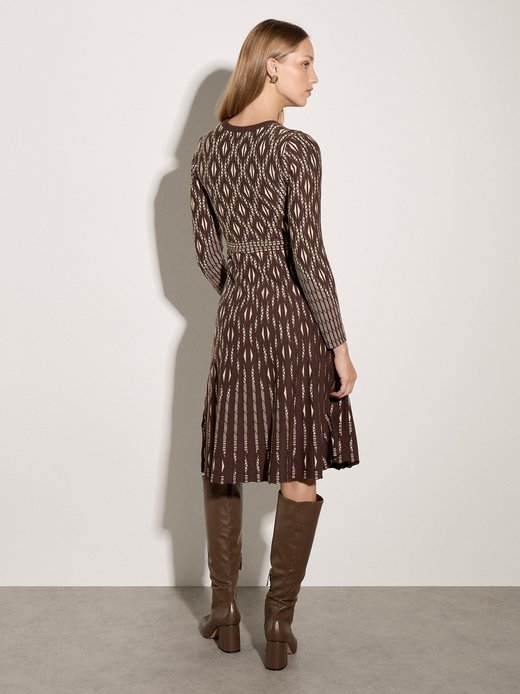Damen Midikleid