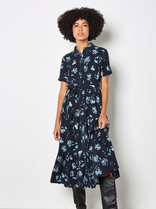 Damen Midikleid
