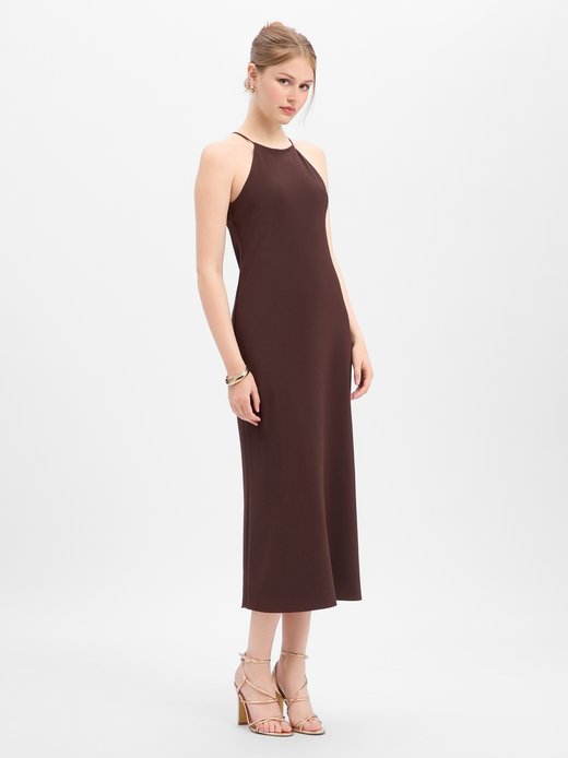 Damen Midikleid