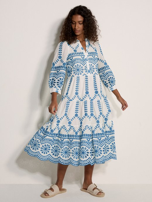 Damen Midikleid