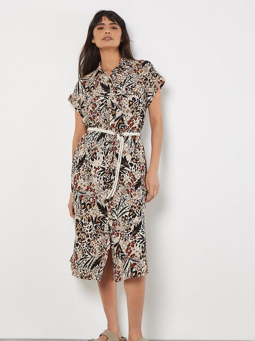 Damen Midikleid