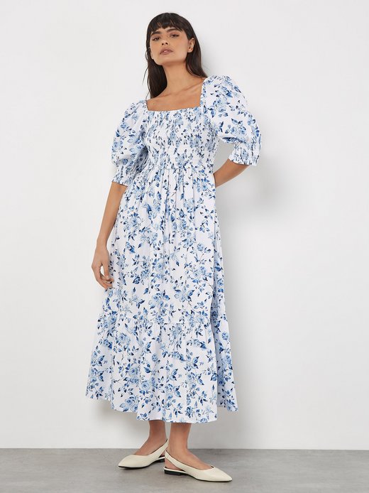 Damen Midikleid