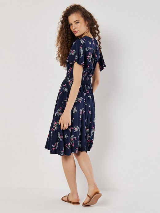 Damen Midikleid