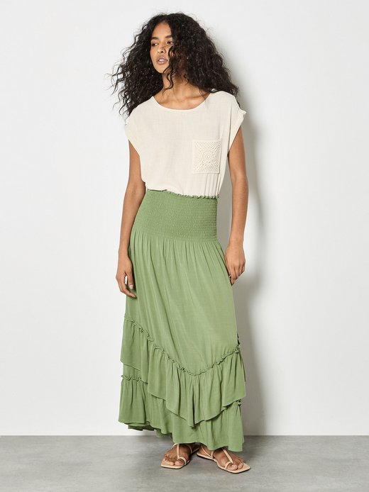Damen Midikleid