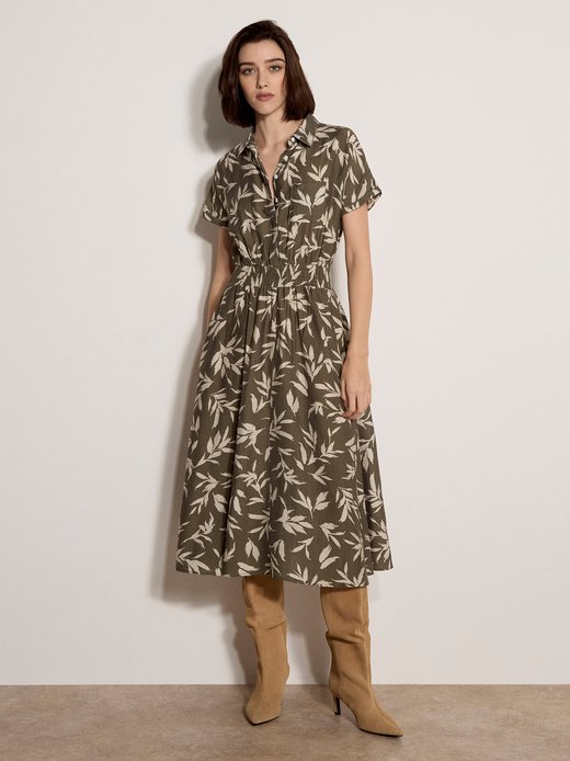 Damen Midikleid