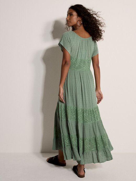 Damen Midikleid