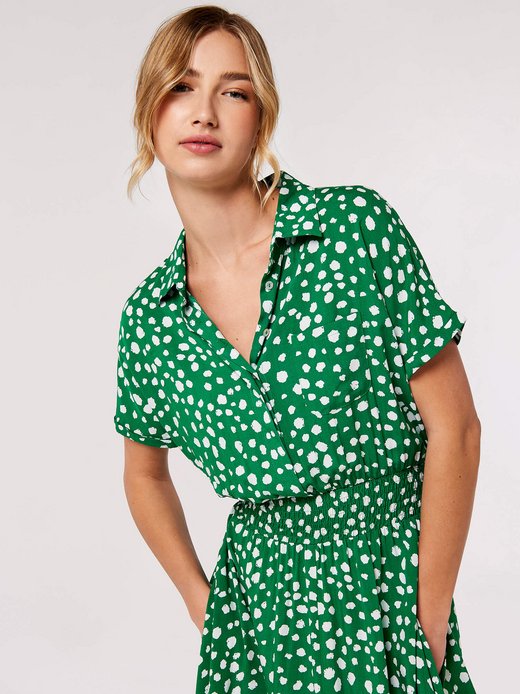 Damen Midikleid