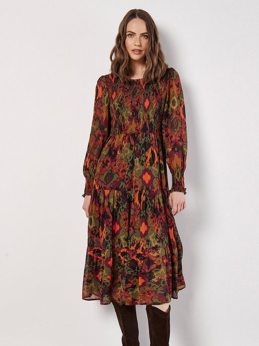 Damen Midikleid
