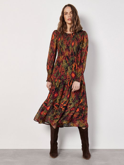 Damen Midikleid