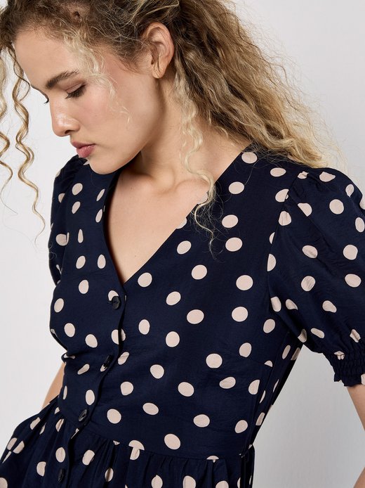 Damen Midikleid