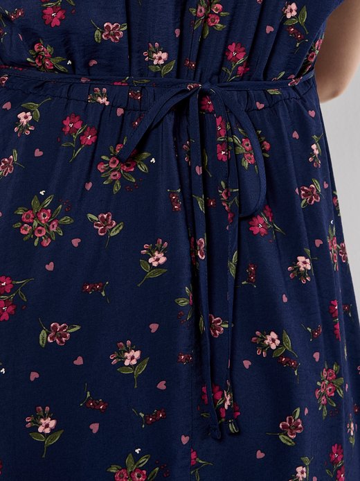 Damen Midikleid