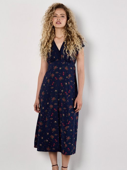 Damen Midikleid